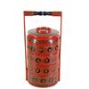 Image 1 : Burmese Red Laquerware Stacking Food Container (CLB-232)