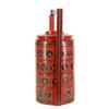 Image 4 : Burmese Red Laquerware Stacking Food Container (CLB-232)