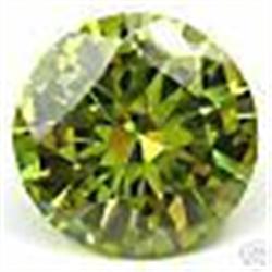 4.0ct Lemon Green Lab Diamond FLAWLESS (GEM-14327A)