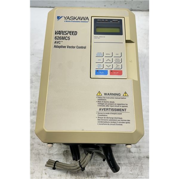 Yaskawa #CIMR-MC5U27P5 Verispeed 626MC5 AVC Adaptive Vector Control