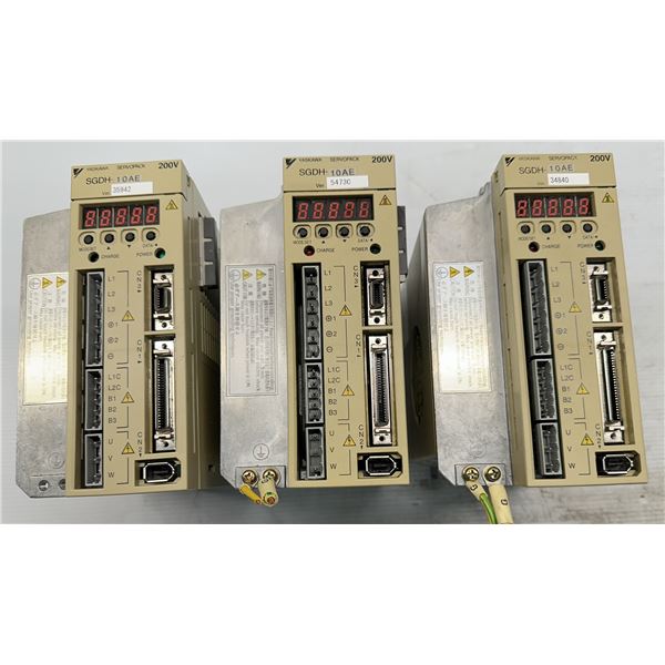 (3) Yaskawa #SGDH-10AE Servopack