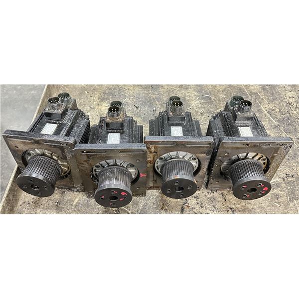 (4) Yaskawa #SGMGH-09ACA6S AC Servo Motors