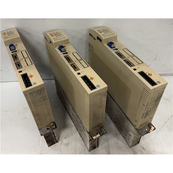 (3) Yaskawa #SGDC-20AJA Drivepack Servo Units