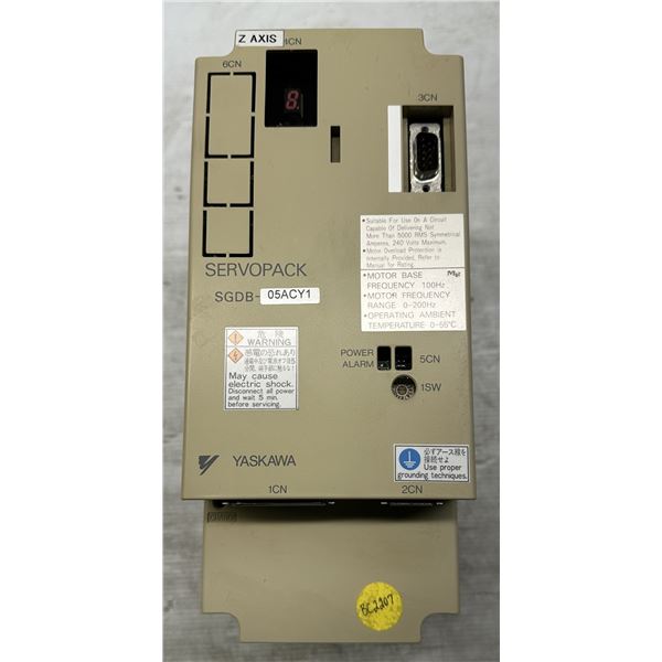 Yaskawa #SGDB-05ACY1 Servo Pack