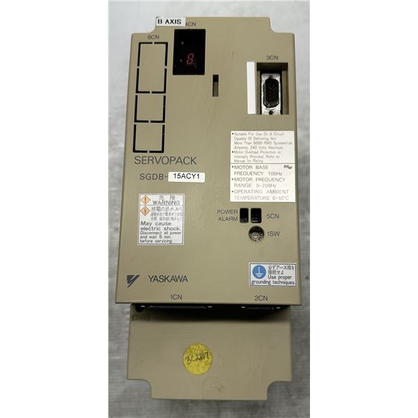 Yaskawa #SGDB-15ACY1 Servo Pack