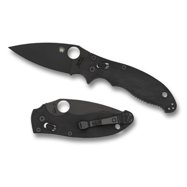 SPYDERCO MANIX 2 BLACK BLADE 3.375"