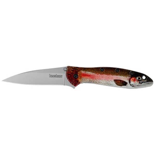 KERSHAW LEEK 3" RNBW TROUT/SILVER