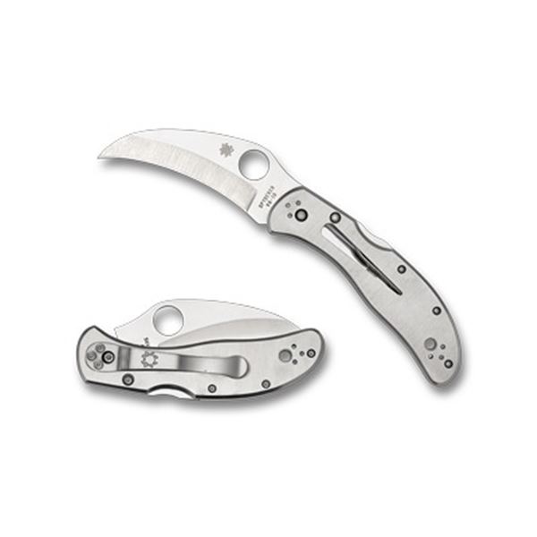 SPYDERCO HARPY CLIPIT SS 2.75" SILV