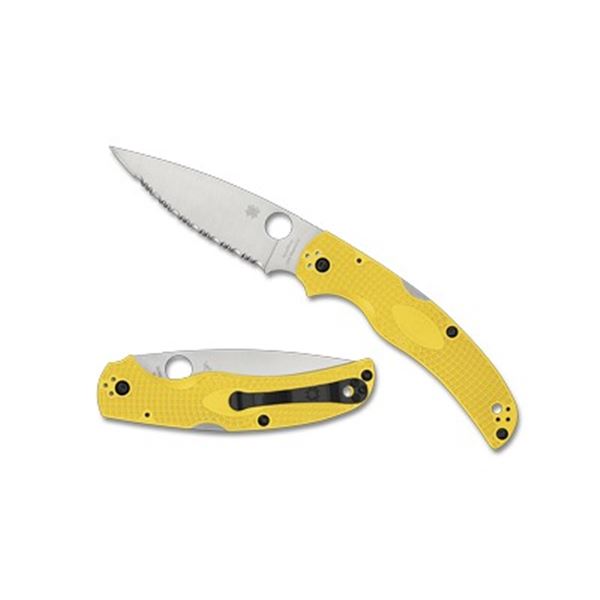SPYDERCO NATIVE CHF SALT LW YLW SRTD