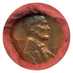 1967 Lincoln Cent RARE Never Opened Original Bank Roll 50 GEMS (COI-5516)