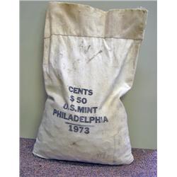 1973P RARE Lincoln Cent Mint Bag of 5000 Choice/GEM Uncirculated (COI-5984)