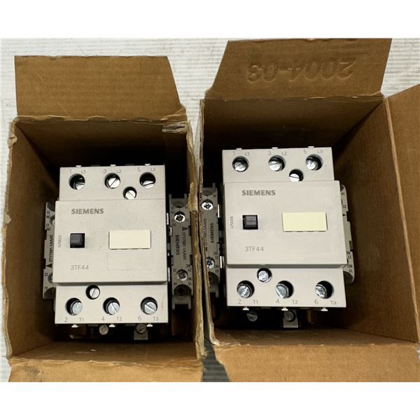 (2) Siemens #3TF4422-0A Contactors