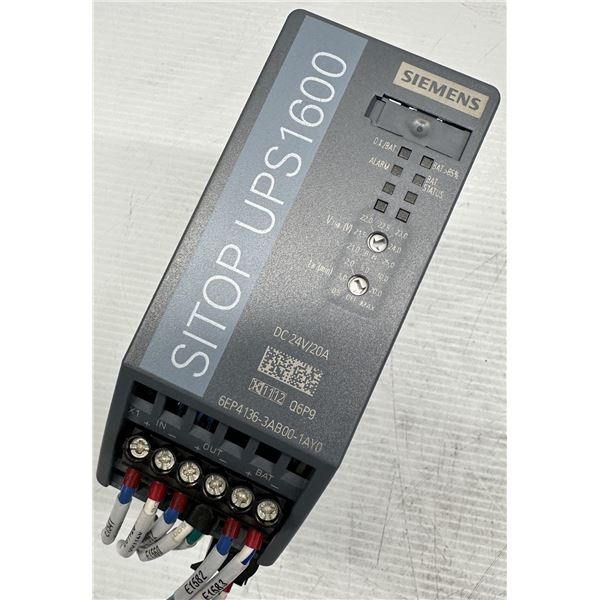 Siemens #6EP4136-3AB00-1AY0 SITOP UPS1600 Power Supply