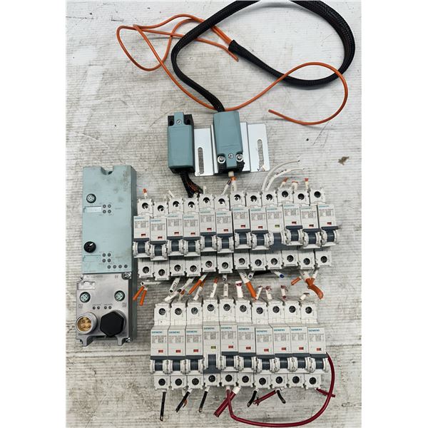 Lot of Misc. Siemens Circuit Breakers, Junction Box & Poison Switches