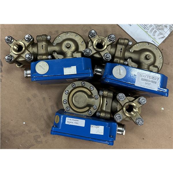(3) Eletta #V1-GL15 / 100015015R Water Flow Monitors