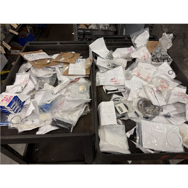 Lot of Misc. MRO Items, Gaskets, Small Metal Items, Ball Bearings