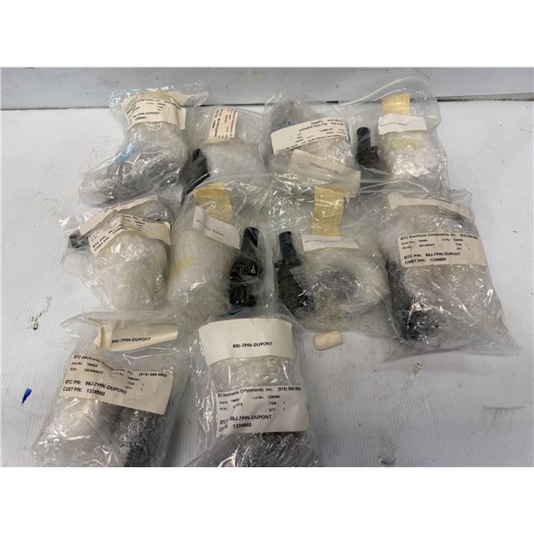 Lot of (10) BTC Electronic Components #89J-7PIN-DUPONT / #1339860