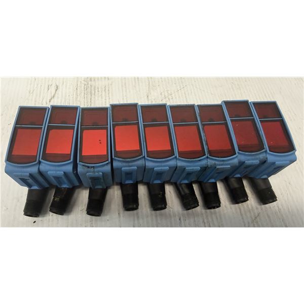Lot of (9) Sick #WTT12L-A2563 Sensors