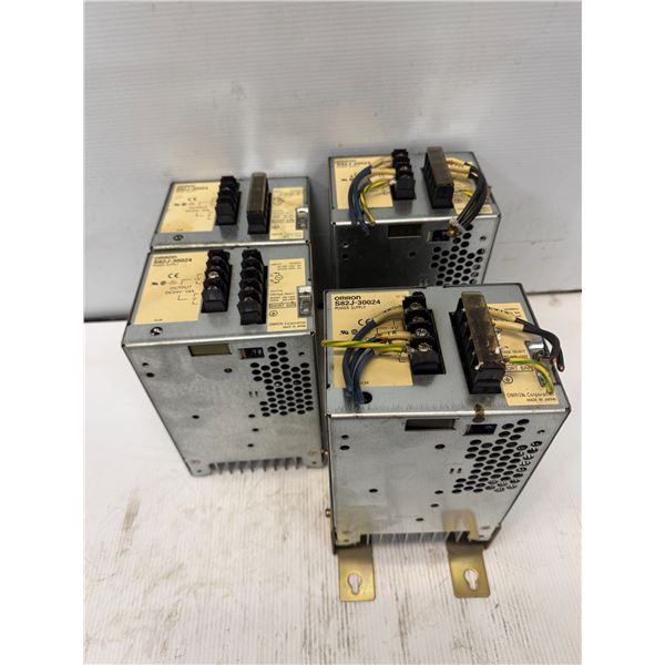 (4) Omron #S82J-30024 Power Supplies