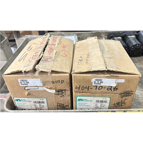 (2) Acme #TA-2-32406 Transformers