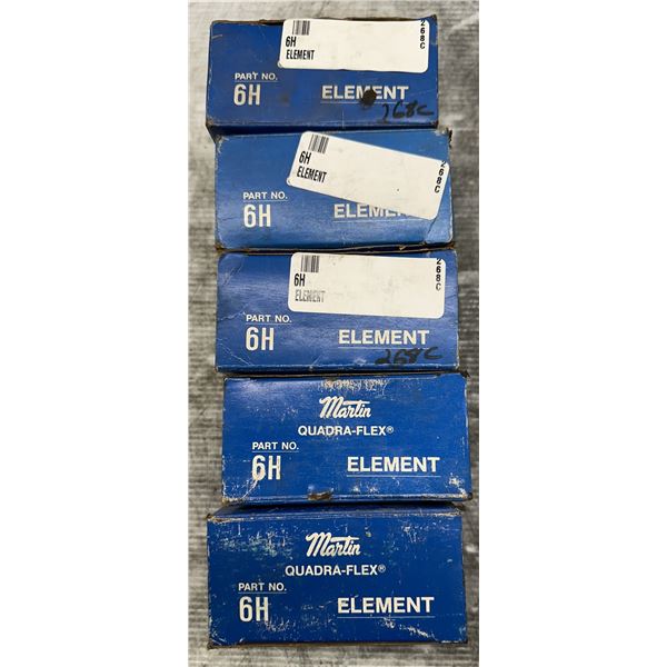 Lot of (5) Martin #6H Elements