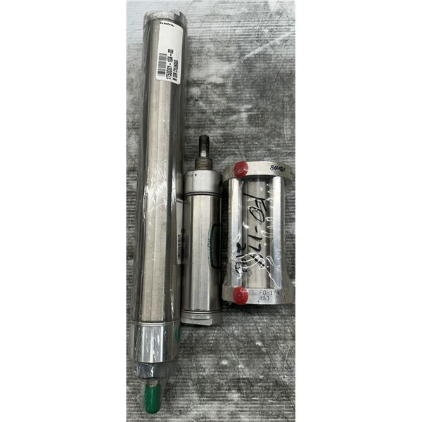 Lot of (3) Numatics, Clippard Minimatic, Bimba Cylinders