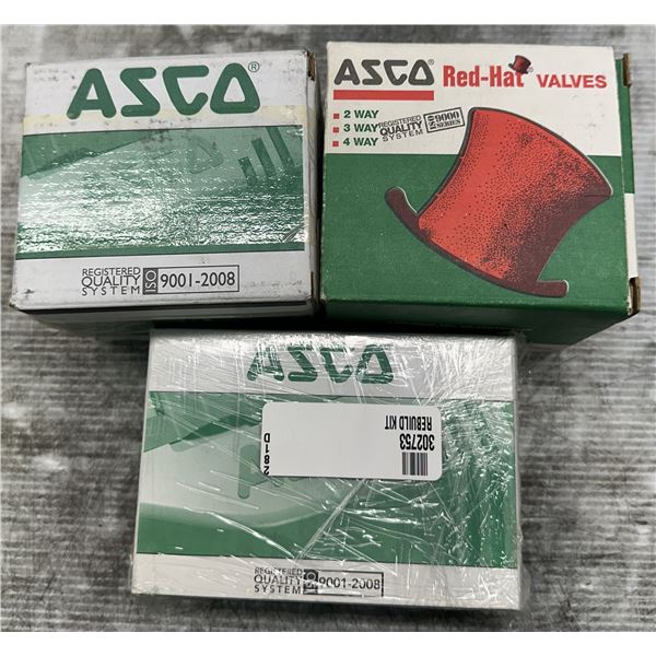 Lot of (2) Asco Valves 2-#8320G43 & 1-#302753
