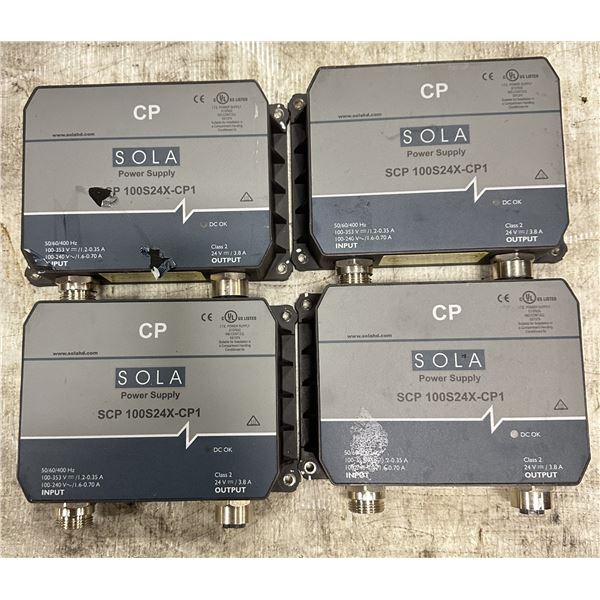 (4) Sola #SCP 100S24X-CP1 Power Supplies