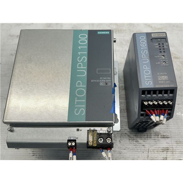 Lot of (2) Siemens Power Supplies #6EP4134-0GB00-0AY0 & #6EP4134-3AB00-1AY0