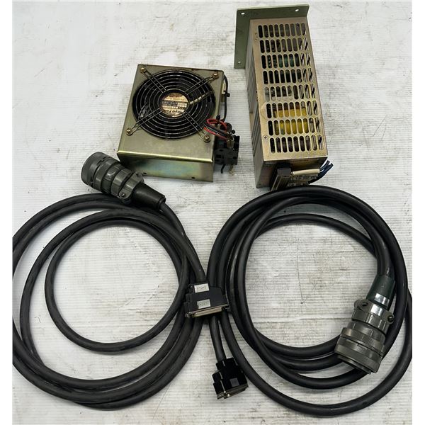 Lot of (4) Misc. Power Supply, Fan & Cables