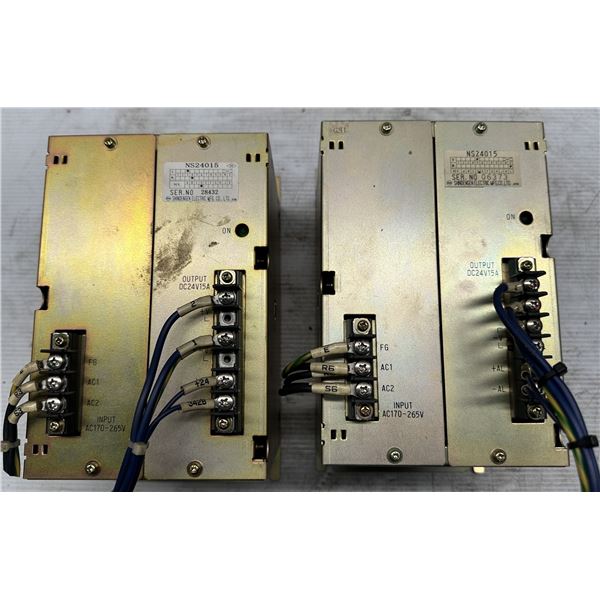 (2) Shindengen #NS24015 Power Supplies