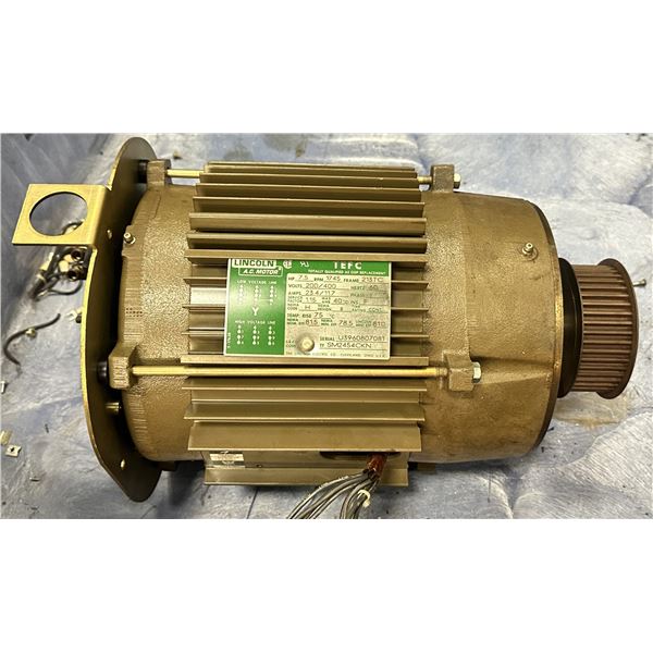 7.5 HP Lincoln #SM2454CKN AC Motor