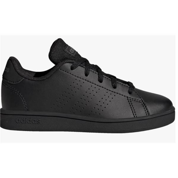 Adidas Advantage K Kids Shoes, Black, US Size 5