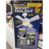 Image 3 : Bell + Howell Socket Fanlight with Remote Control and 3-Speed Settings