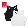 Image 1 : GapFit 2-Pack Tank Bras (Size M/M) with Racerback Design