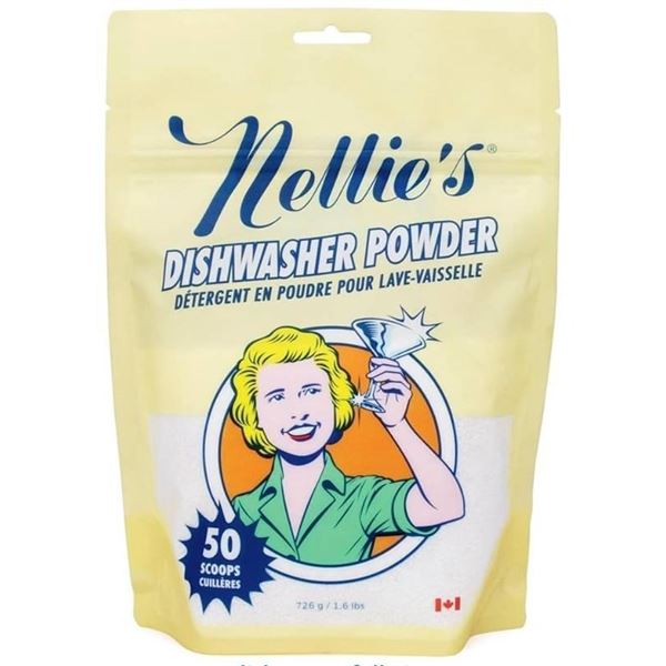 Nellie’s Dishwasher Powder – 726g (1.6lb) – 50 Scoops