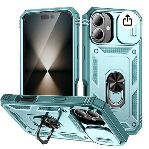 DAWEIXEAU Case for iPhone 16 Pro Max 6.7 Inch, Green