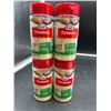 Image 2 : Lot of 4 Kraft Parmesan Grated Cheese Containers, 125g Each