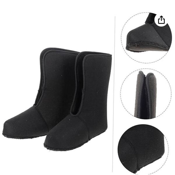 1 Pair of Insulated Boot Liners for Hunting and Fishing Shoes Warm Felt Inserts