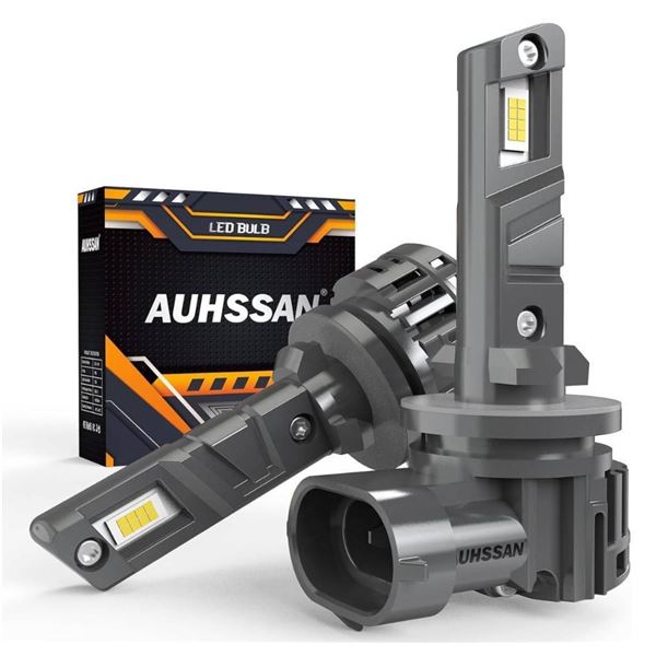 Auhssan 881 LED Headlight BulbsLED Bulb with Multi-Socket Compatibility and IP65 Rating