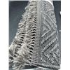 Image 1 : Costco Natco Home 2’6″ x 6’4″Gray Patterned Rug with Fringes and