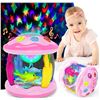 Image 1 : Musical Light Up Rotating Toys, Pink Ocean Projector
