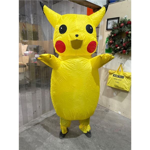 Inflatable Pokemon Pikachu  Costume for Adults, One Size
