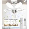 Image 1 : GOKEDA Socket Ceiling Fan  With 3 Lighting Modes and Remote Control And 4 Speed