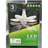 Image 2 : GOKEDA Socket Ceiling Fan  With 3 Lighting Modes and Remote Control And 4 Speed