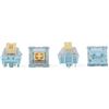 Image 1 : EPOMAKER Sea Salt Mechanical Keyboard Switches Set, Pre-Lubed Linear Switch with LED Slot, 50g, 35 P