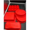 Image 2 : SILIVO 5-Piece Silicone Baking Pans Sets
