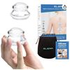 Image 1 : Elera Highly Transparent Silicone Cupping Therapy Set