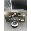 Image 2 : Rayolon Solar Powered Disk Lights, 8-Pack, CA 8P-168 White Lights