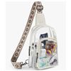 Image 1 : Latmap Transparent Crossbody Bag with Detachable Strap